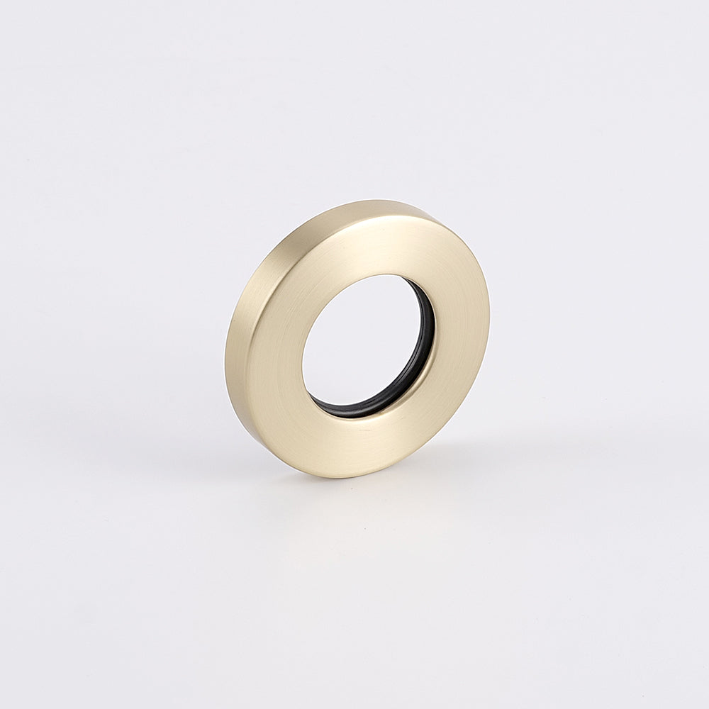 Radiant Light Gold Vertical towel rail (round & flat) Cover Plate