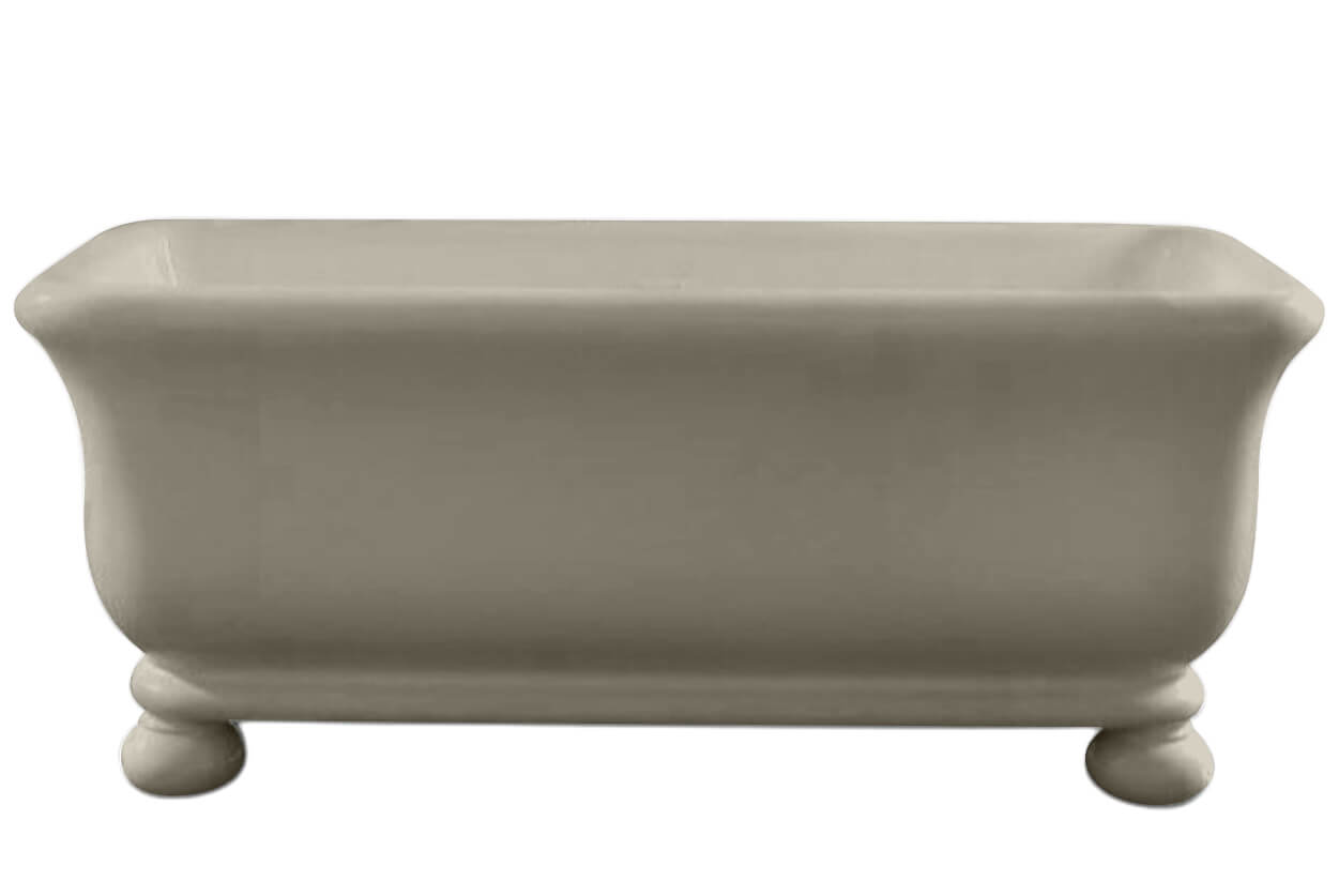 Kirkham 180 TitanCast Solid Surface Bath With Ball Feet - Special Finish