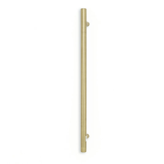 Radiant Light Gold Vertical 950mm Round NON-HEATED Single Bar Towel Rail