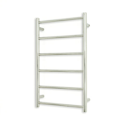 Radiant Polished Chrome 500 x 830mm Round NON-HEATED Towel Rail