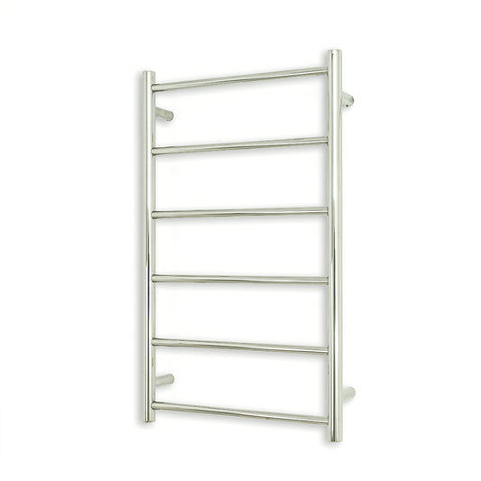 Radiant Polished Chrome 500 x 830mm Round NON-HEATED Towel Rail