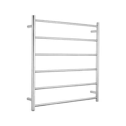 Radiant Polished Chrome 800 x 830mm Round NON-HEATED Towel Rail
