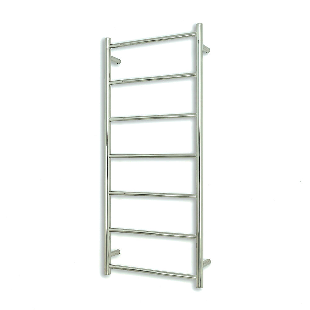 Radiant Polished Chrome 500 x 1130mm Round NON-HEATED Towel Rail