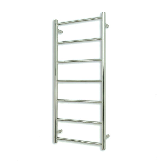 Radiant Polished Chrome 500 x 1130mm Round NON-HEATED Towel Rail