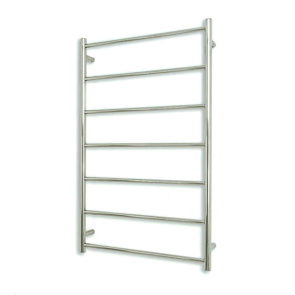 Radiant Polished Chrome 700 x 1130mm Round NON-HEATED Towel Rail
