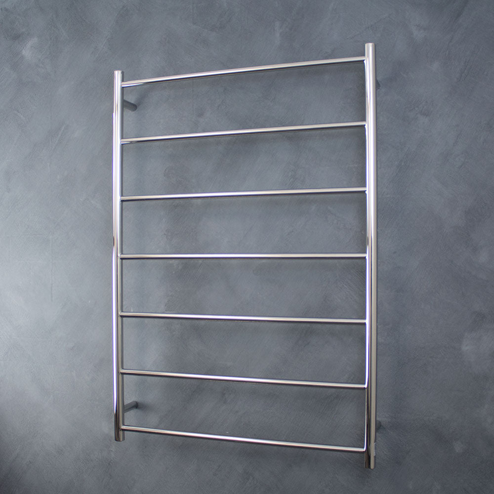 Radiant Polished Chrome 800 x 1130mm Round NON-HEATED Towel Rail