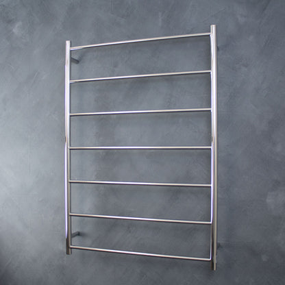 Radiant Polished Chrome 800 x 1130mm Round NON-HEATED Towel Rail