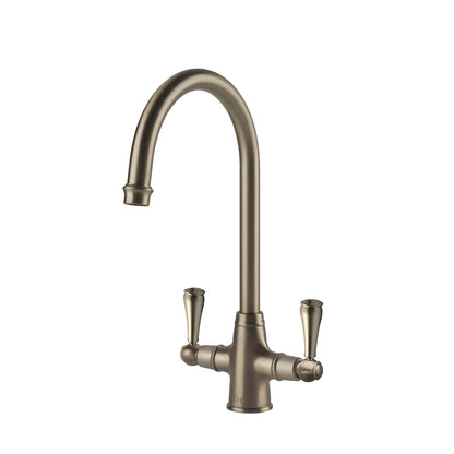 Ludlow Double Sink Mixer - Brushed Nickel