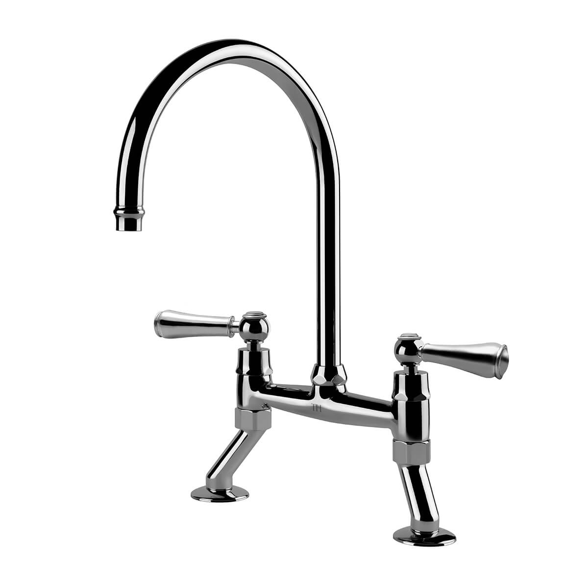 Ludlow Bridge Sink Mixer - Chrome