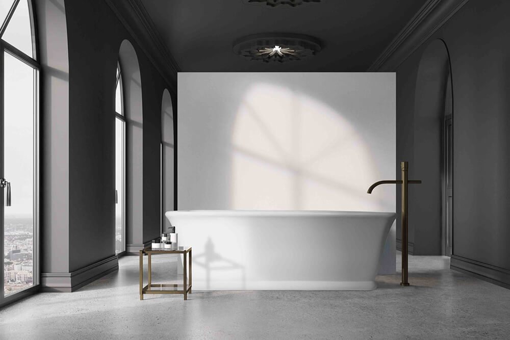 Lynton 168 TitanCast Bath - Satin Silk White