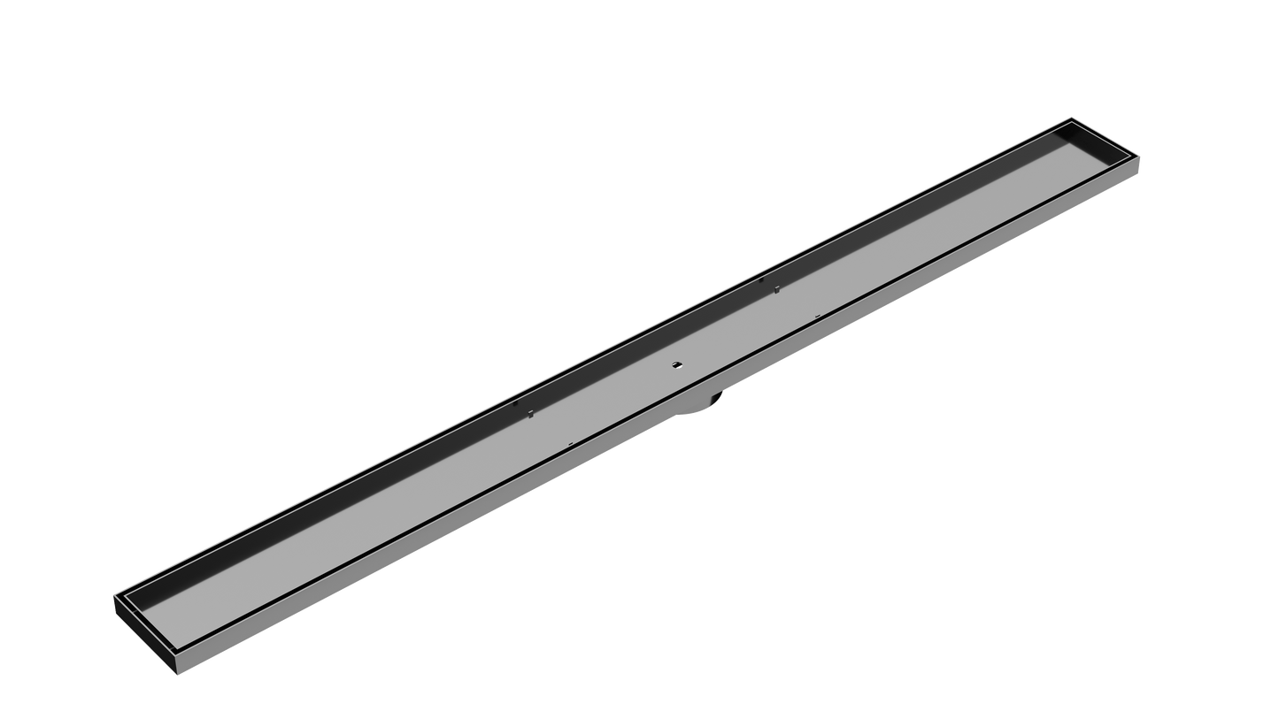 Ezyflow 1200mm Tile Insert Linear Waste DN89 - Gunmetal