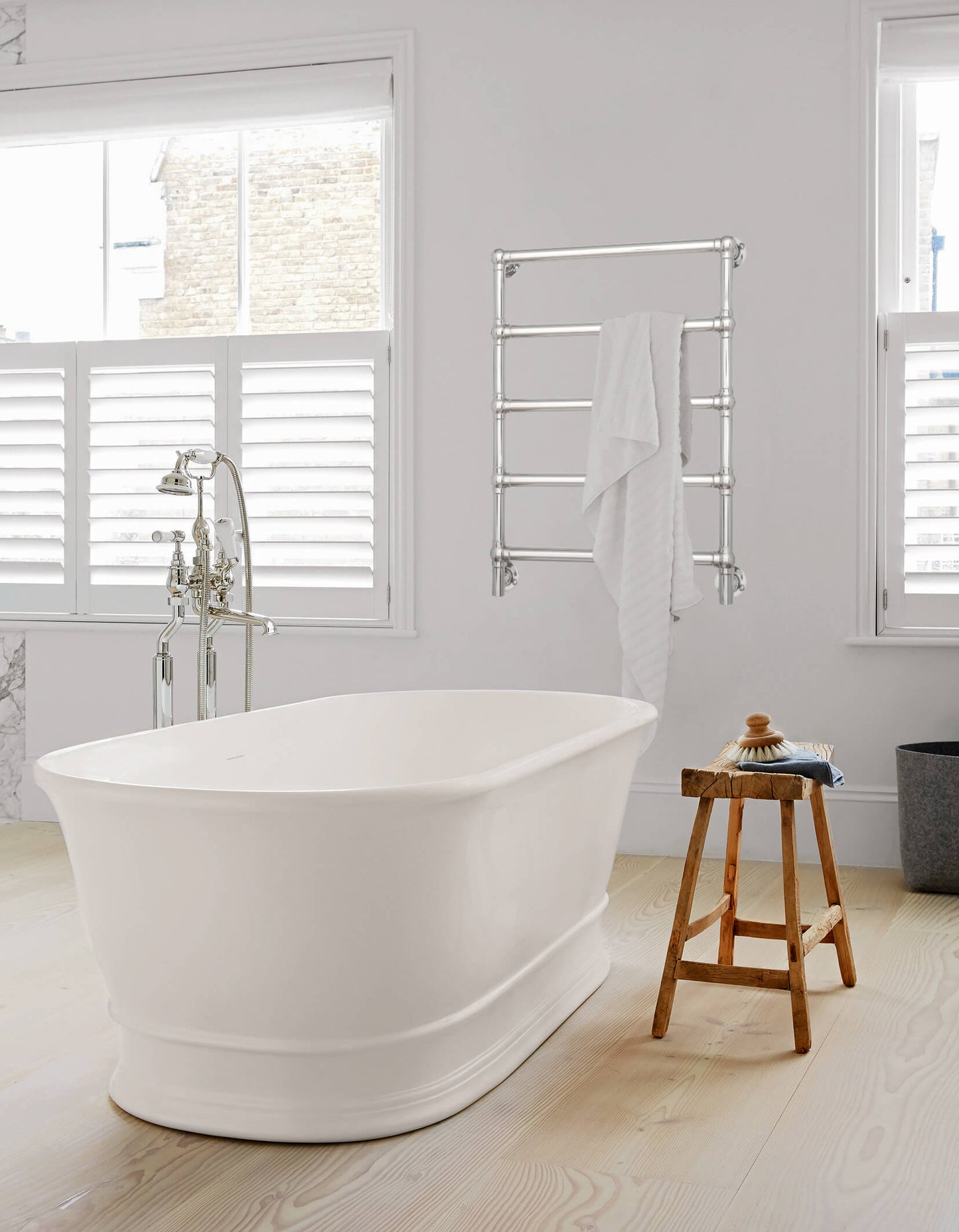 Mayer Heated Towel Rail - Chrome