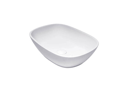 Maldon 49x35 TitanCast Basin - Satin Silk White