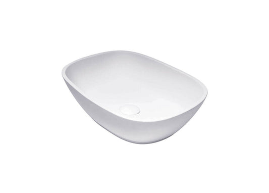 Maldon 49x35 TitanCast Basin - Satin Silk White