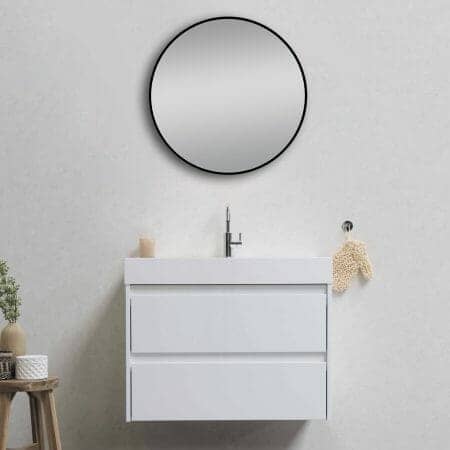 matte-black-framed-round-mirror