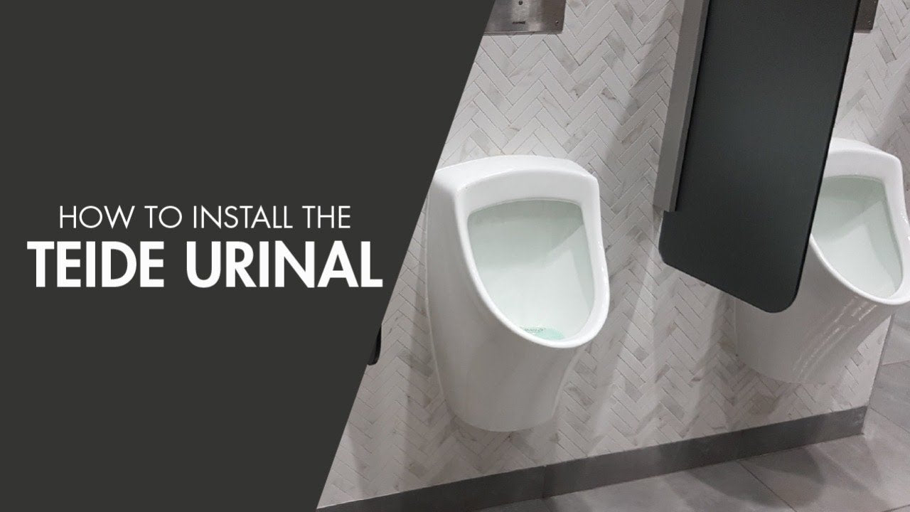 Teide Ceramic Urinal - Back Inlet