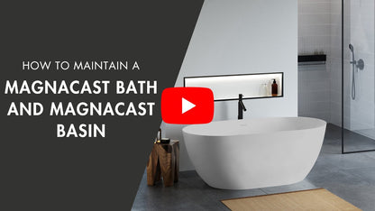 Claremont 60 MagnaCast Basin â€“ Matte White