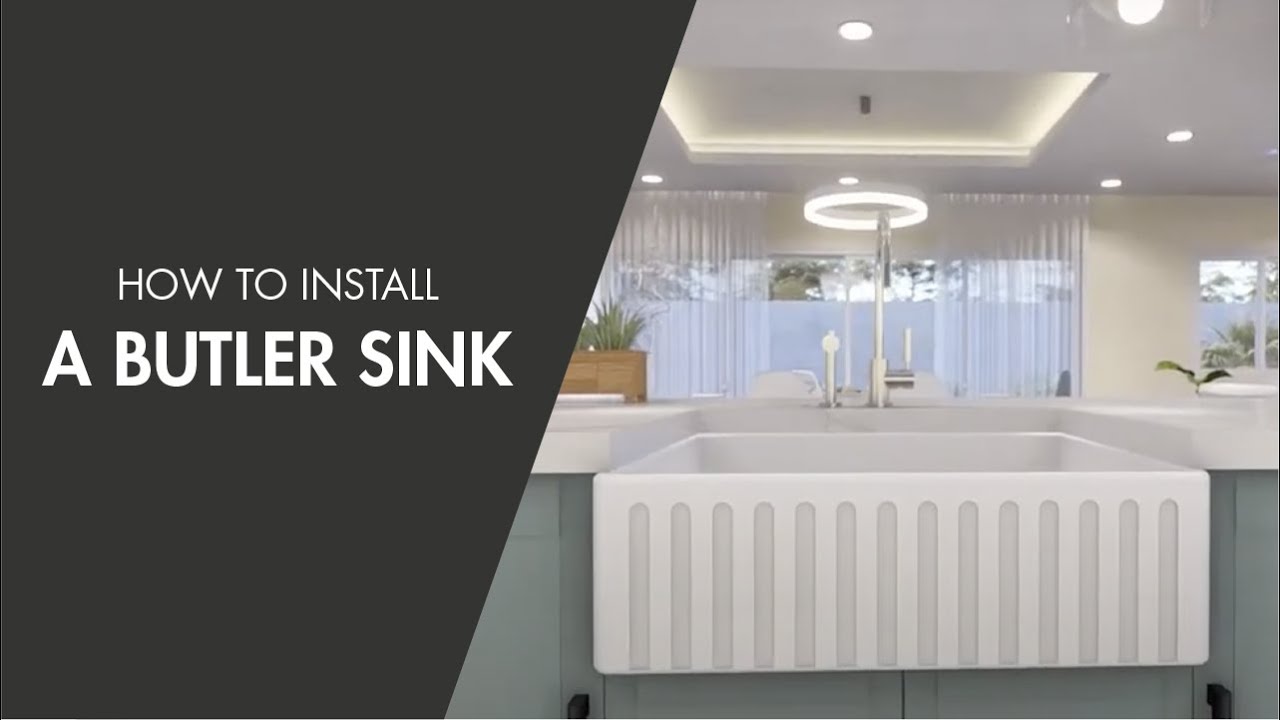 Novi 50x46 Fireclay Butler Sink - Matte White