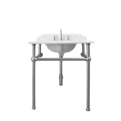 Mayer 75 Brushed Nickel Slat Shelf Incl. Arms