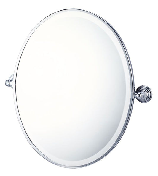 Mayer Oval Mirror - Matte Black