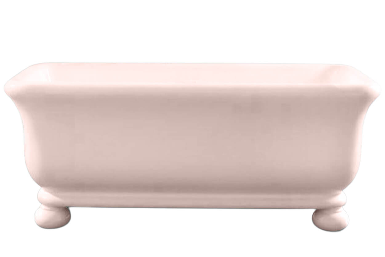 Kirkham 180 TitanCast Solid Surface Bath With Ball Feet - Special Finish