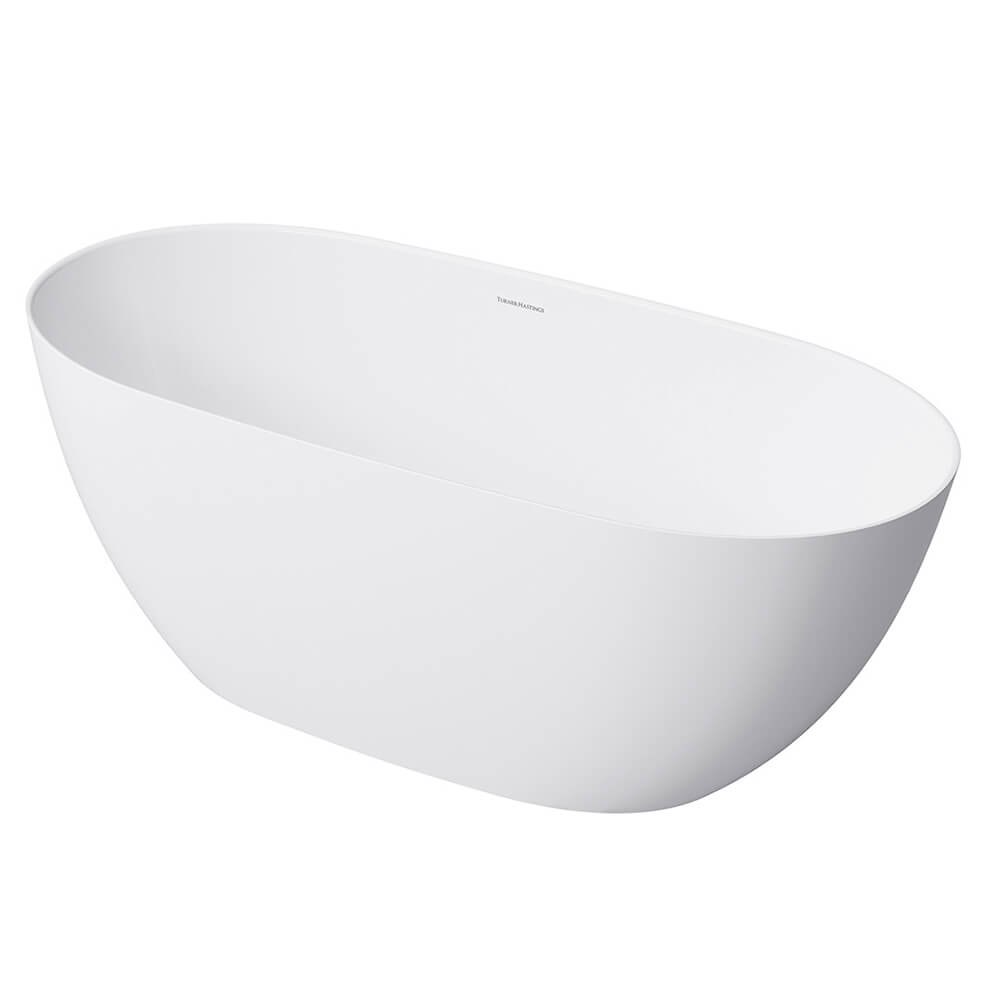 Narva 160 x 74 MagnaCast Free Standing Bath â€“ Gloss White No Overflow