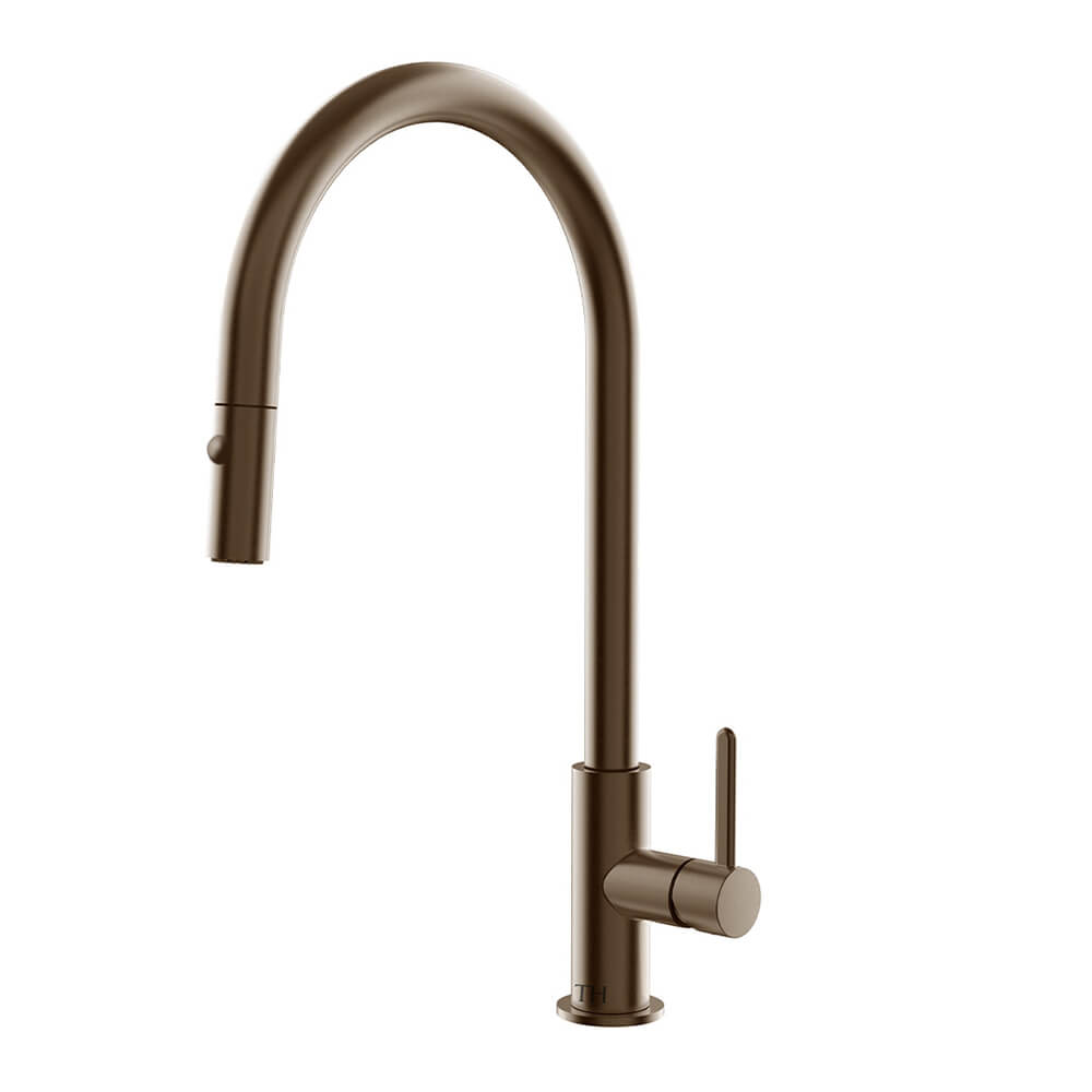 Naples Pull Out Sink Mixer - English Bronze