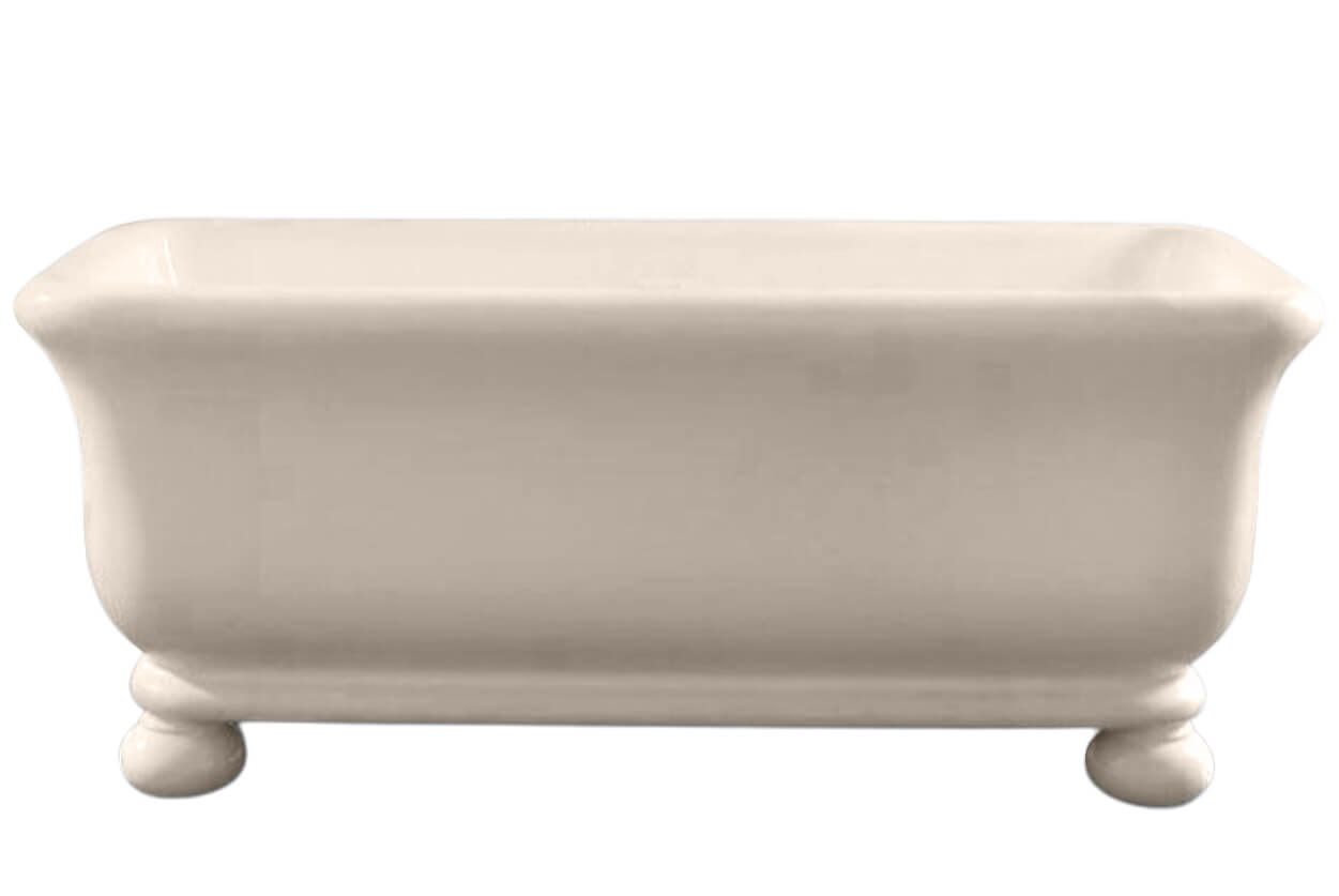 Kirkham 180 TitanCast Solid Surface Bath With Ball Feet - Special Finish