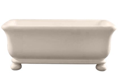 Kirkham 180 TitanCast Solid Surface Bath With Ball Feet - Special Finish