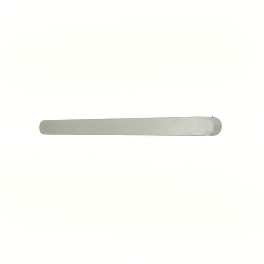 Radiant Polished 650mm NON-HEATED Squ/Rnd Single Bar Towel Rail