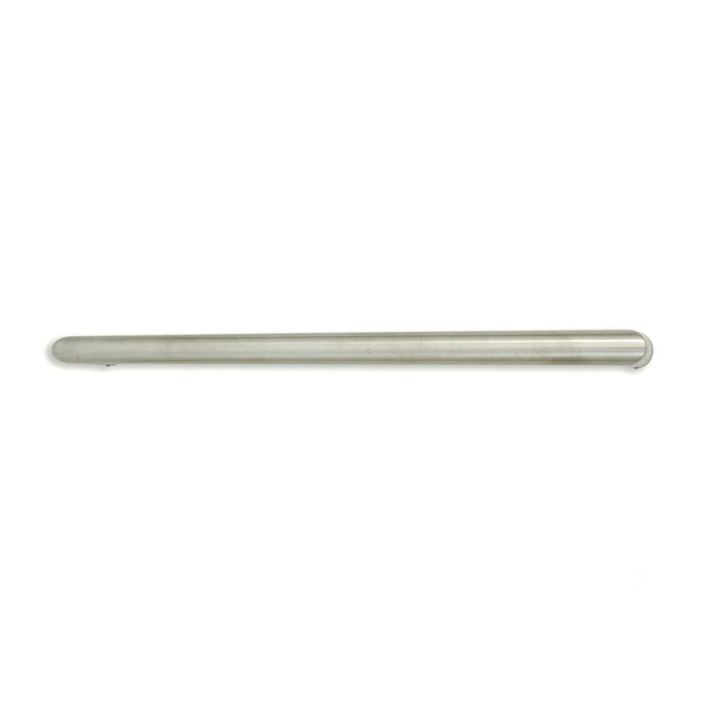 Radiant Brushed Satin 650mm NON-HEATED Round Single Bar Towel Rail