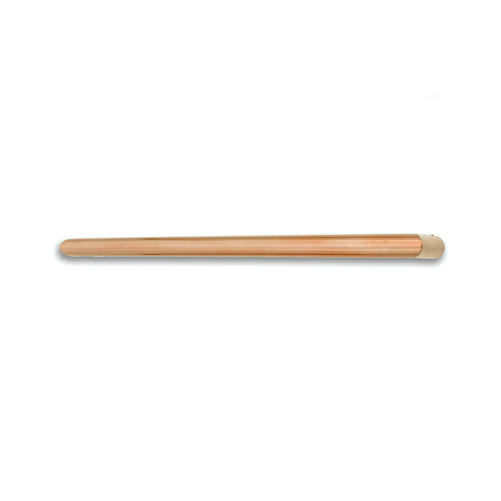 Radiant Champagne 650mm NON-HEATED Round Single Bar Towel Rail