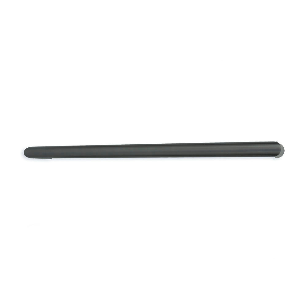 Radiant Gunmetal Grey 650mm NON-HEATED Round Single Bar Towel Rail