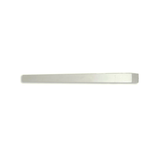 Radiant Mirror Polished 650mm NON-HEATED Square Single Bar Towel Rail