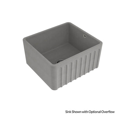 Novi 50x46 Fireclay Butler Sink - Concrete Look
