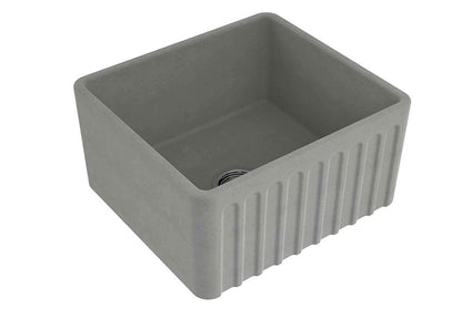 Novi 50x46 Fireclay Butler Sink - Concrete Look