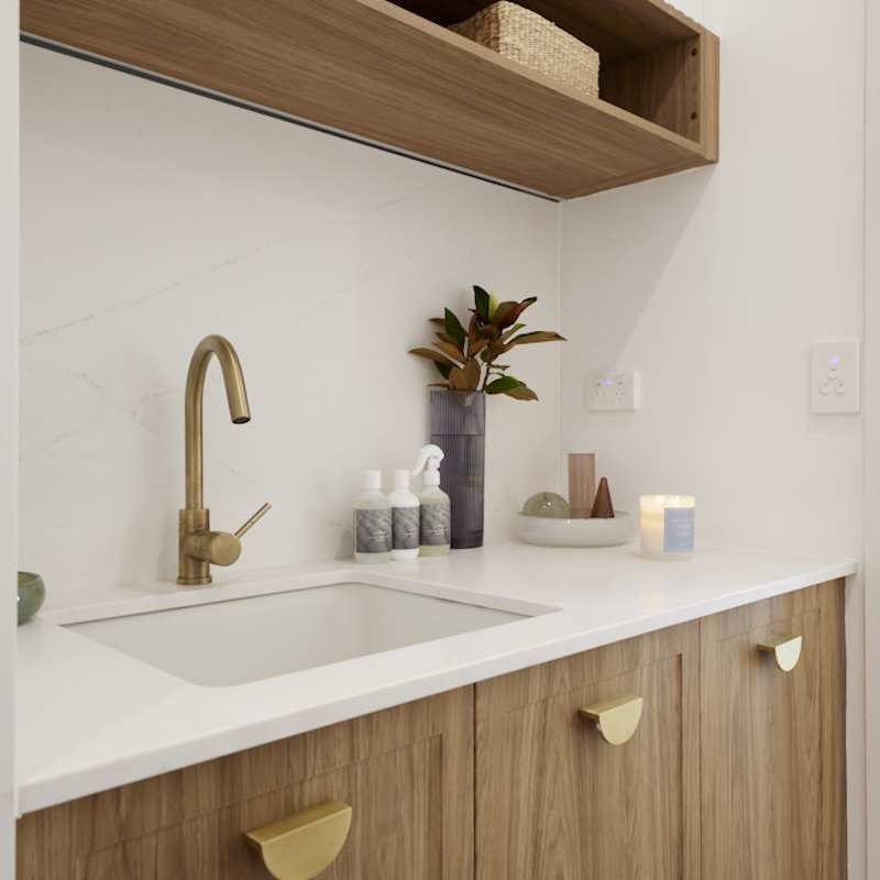 KIT - Novi 50x46 Fireclay Butler Sink â€“ Gloss White With Overflow Incl. Waste