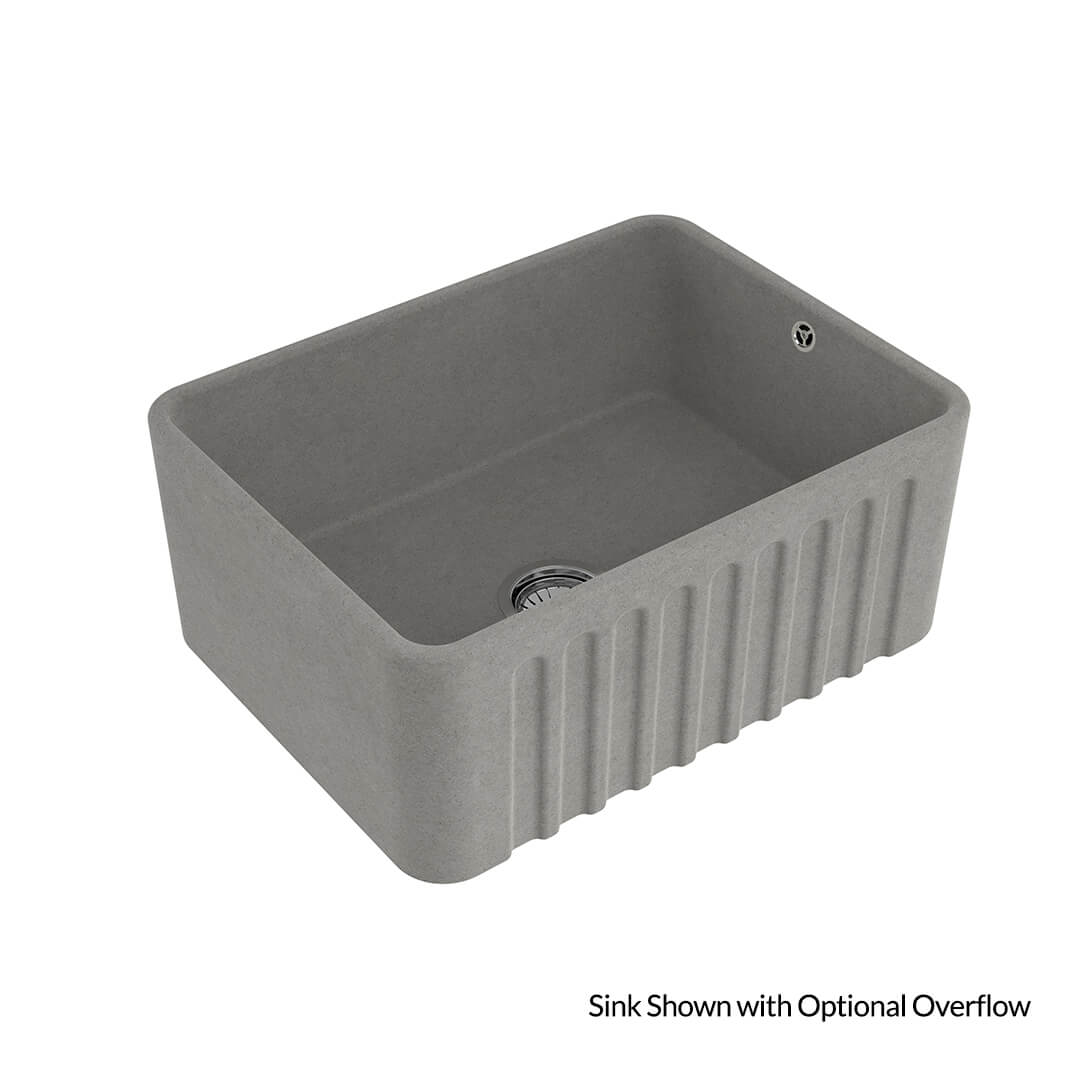 Novi 60x46 Fireclay Butler Sink -Concrete Look