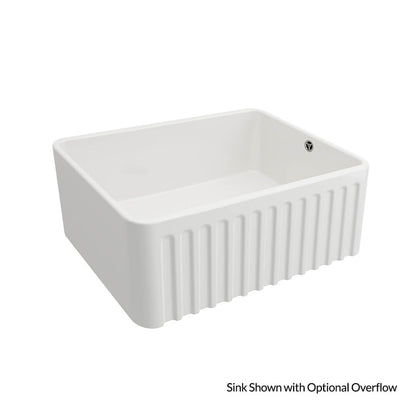 Novi 60x46 Fireclay Butler Sink - Gloss White