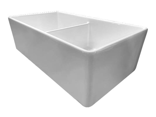Novi 84x46 Double Bowl Fireclay Butler Sink