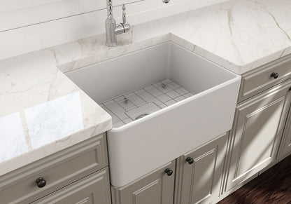 Novi 60x46 Fireclay Butler Sink - Matte White