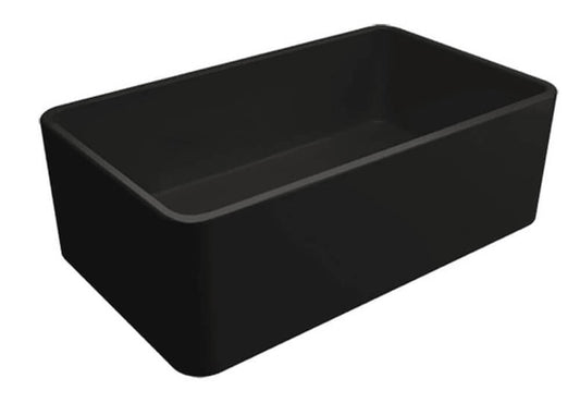 Novi 75x46 Fireclay Butler Sink - Matte Black