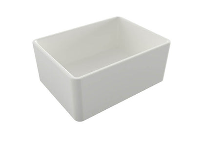 KIT - Novi 60x46 Fireclay Butler Sink â€“ Matte White With Overflow Incl. Waste