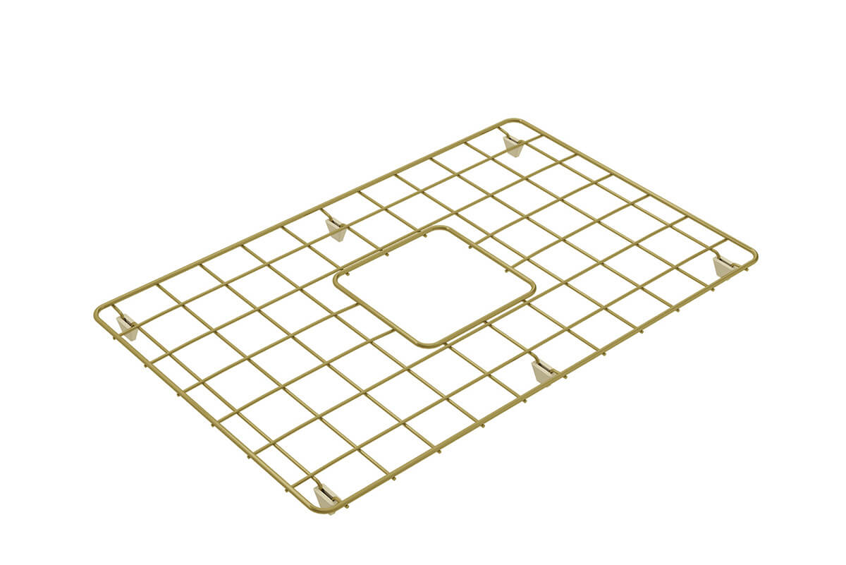 Novi 75x46 Stainless Steel Grid - Brushed Brass