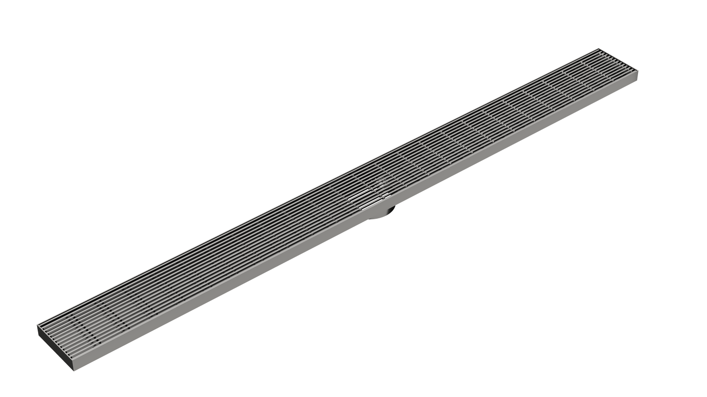 Ezyflow 1200mm Heelguard Linear Waste DN89 - Gunmetal