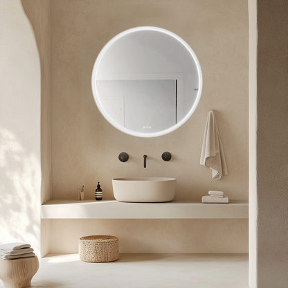 Radiant OLËK - White - 600mm LED Mirror