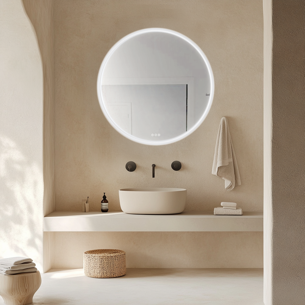 Radiant OLËK - White - 900mm LED Mirror