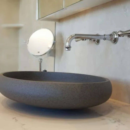 600mm Pietra Bianca - Piero Above Counter Basins