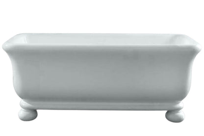 Kirkham 180 TitanCast Solid Surface Bath With Ball Feet - Special Finish