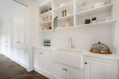 Novi 75x46 Fireclay Butler Sink - Gloss White